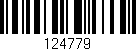 Código de barras (EAN, GTIN, SKU, ISBN): '124779'
