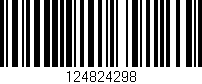 Código de barras (EAN, GTIN, SKU, ISBN): '124824298'