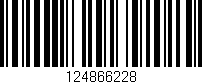 Código de barras (EAN, GTIN, SKU, ISBN): '124866228'