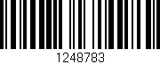 Código de barras (EAN, GTIN, SKU, ISBN): '1248783'