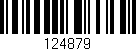 Código de barras (EAN, GTIN, SKU, ISBN): '124879'