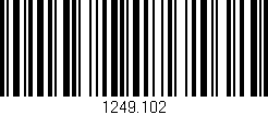Código de barras (EAN, GTIN, SKU, ISBN): '1249.102'