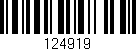 Código de barras (EAN, GTIN, SKU, ISBN): '124919'