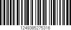 Código de barras (EAN, GTIN, SKU, ISBN): '1249385275316'