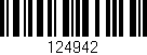 Código de barras (EAN, GTIN, SKU, ISBN): '124942'