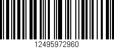 Código de barras (EAN, GTIN, SKU, ISBN): '12495972960'