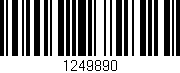 Código de barras (EAN, GTIN, SKU, ISBN): '1249890'