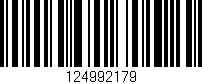 Código de barras (EAN, GTIN, SKU, ISBN): '124992179'