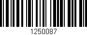 Código de barras (EAN, GTIN, SKU, ISBN): '1250087'