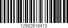 Código de barras (EAN, GTIN, SKU, ISBN): '12502619413'