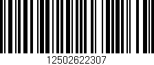Código de barras (EAN, GTIN, SKU, ISBN): '12502622307'