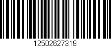 Código de barras (EAN, GTIN, SKU, ISBN): '12502627319'