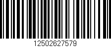 Código de barras (EAN, GTIN, SKU, ISBN): '12502627579'