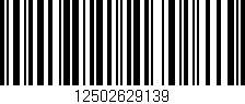 Código de barras (EAN, GTIN, SKU, ISBN): '12502629139'