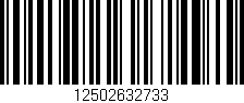 Código de barras (EAN, GTIN, SKU, ISBN): '12502632733'