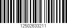 Código de barras (EAN, GTIN, SKU, ISBN): '12502633211'