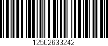 Código de barras (EAN, GTIN, SKU, ISBN): '12502633242'