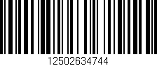 Código de barras (EAN, GTIN, SKU, ISBN): '12502634744'
