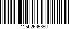 Código de barras (EAN, GTIN, SKU, ISBN): '12502635659'
