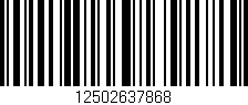Código de barras (EAN, GTIN, SKU, ISBN): '12502637868'