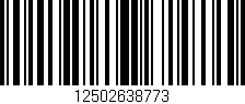 Código de barras (EAN, GTIN, SKU, ISBN): '12502638773'