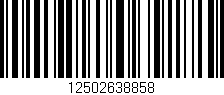 Código de barras (EAN, GTIN, SKU, ISBN): '12502638858'