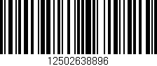 Código de barras (EAN, GTIN, SKU, ISBN): '12502638896'