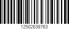 Código de barras (EAN, GTIN, SKU, ISBN): '12502639763'