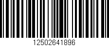 Código de barras (EAN, GTIN, SKU, ISBN): '12502641896'