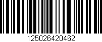 Código de barras (EAN, GTIN, SKU, ISBN): '125026420462'