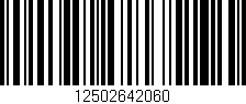 Código de barras (EAN, GTIN, SKU, ISBN): '12502642060'