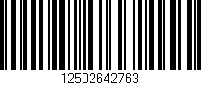 Código de barras (EAN, GTIN, SKU, ISBN): '12502642763'