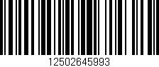 Código de barras (EAN, GTIN, SKU, ISBN): '12502645993'
