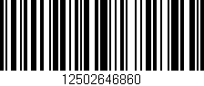 Código de barras (EAN, GTIN, SKU, ISBN): '12502646860'