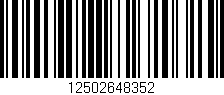 Código de barras (EAN, GTIN, SKU, ISBN): '12502648352'