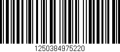 Código de barras (EAN, GTIN, SKU, ISBN): '1250384975220'