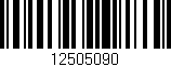 Código de barras (EAN, GTIN, SKU, ISBN): '12505090'