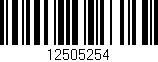 Código de barras (EAN, GTIN, SKU, ISBN): '12505254'