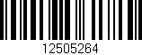 Código de barras (EAN, GTIN, SKU, ISBN): '12505264'