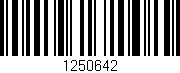Código de barras (EAN, GTIN, SKU, ISBN): '1250642'