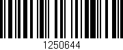 Código de barras (EAN, GTIN, SKU, ISBN): '1250644'