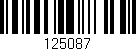 Código de barras (EAN, GTIN, SKU, ISBN): '125087'