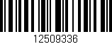Código de barras (EAN, GTIN, SKU, ISBN): '12509336'