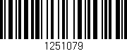 Código de barras (EAN, GTIN, SKU, ISBN): '1251079'