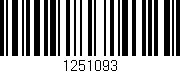 Código de barras (EAN, GTIN, SKU, ISBN): '1251093'