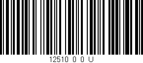 Código de barras (EAN, GTIN, SKU, ISBN): '12510_0_0_U'