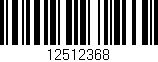 Código de barras (EAN, GTIN, SKU, ISBN): '12512368'