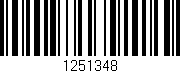Código de barras (EAN, GTIN, SKU, ISBN): '1251348'