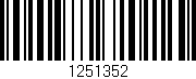 Código de barras (EAN, GTIN, SKU, ISBN): '1251352'