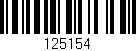 Código de barras (EAN, GTIN, SKU, ISBN): '125154'